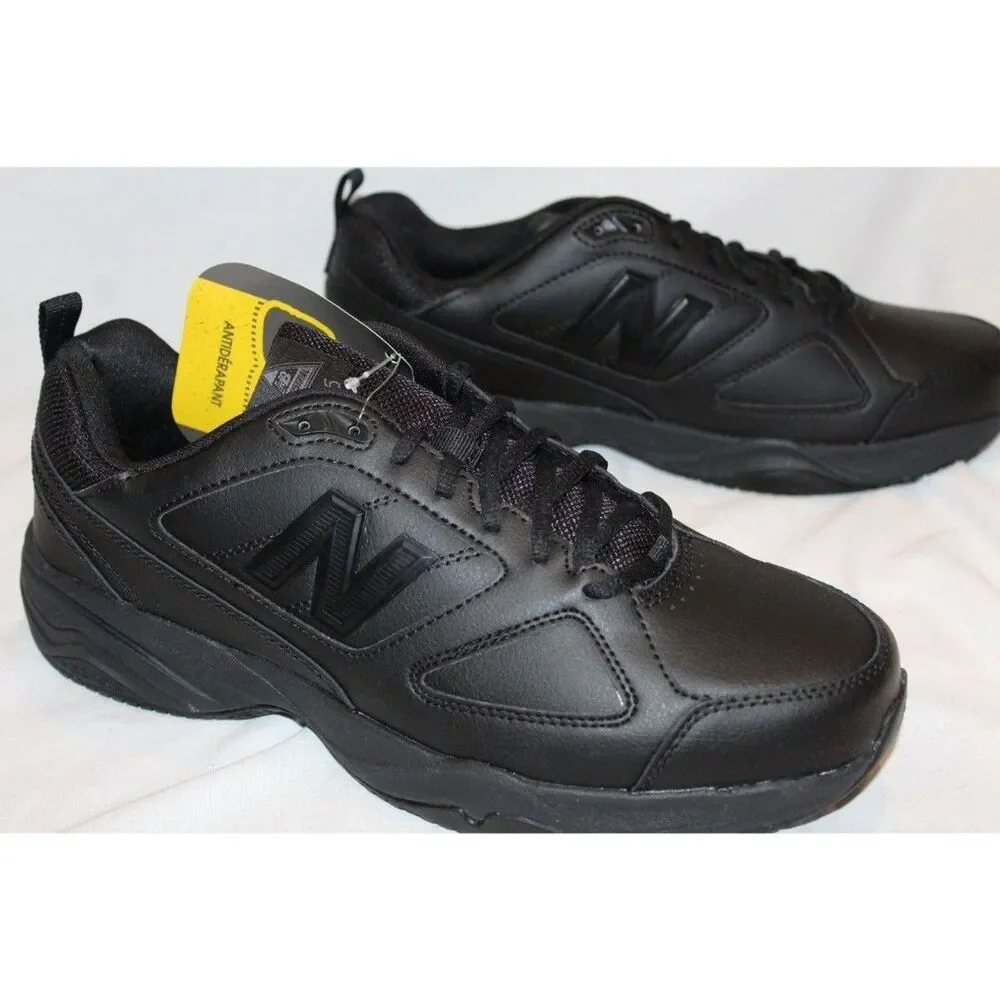 New Balance 626V2 Women Black Leather Slip Resistant Industrial WID626K2 13